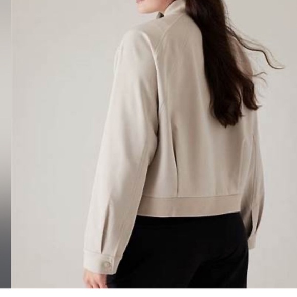 ATHLETA Athleta Jacket Endless Bomber Jacket Abalone NWOT Size X-Large - Picture 4 of 16